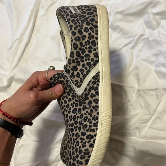 XeroShoes Leopard Canvas Slip-Ons - Picture 4 of 7
